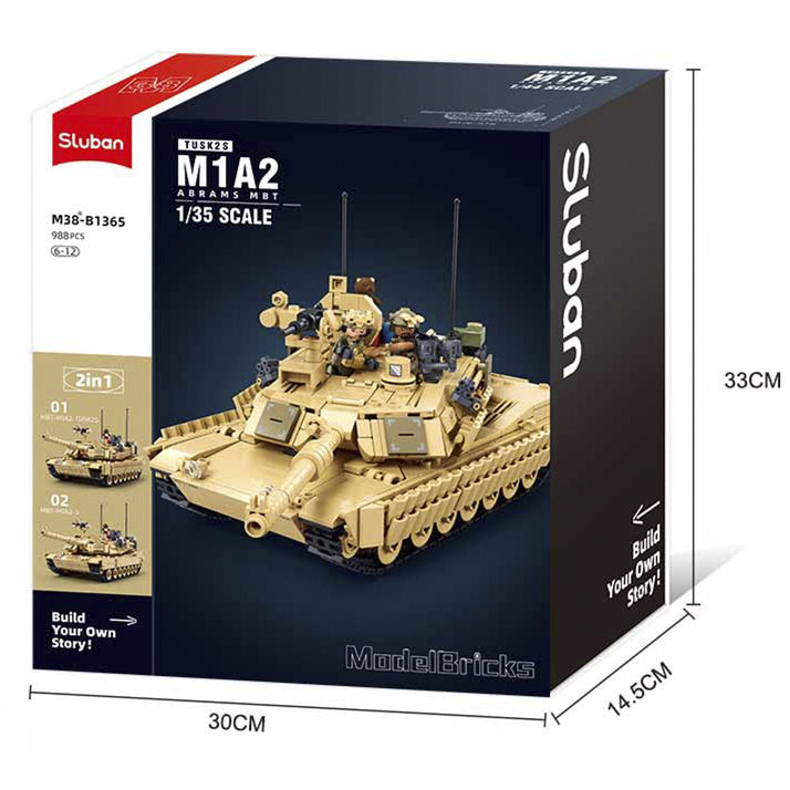 ModelBricks M1A2 Tusk2S, Konstruktionsspielzeug