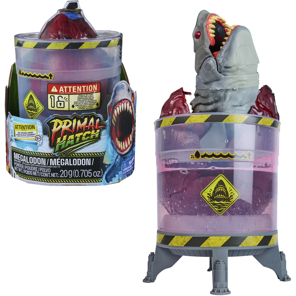 Primal Hatch - Interaktiver Megalodon Hai im Ei, Spielfigur