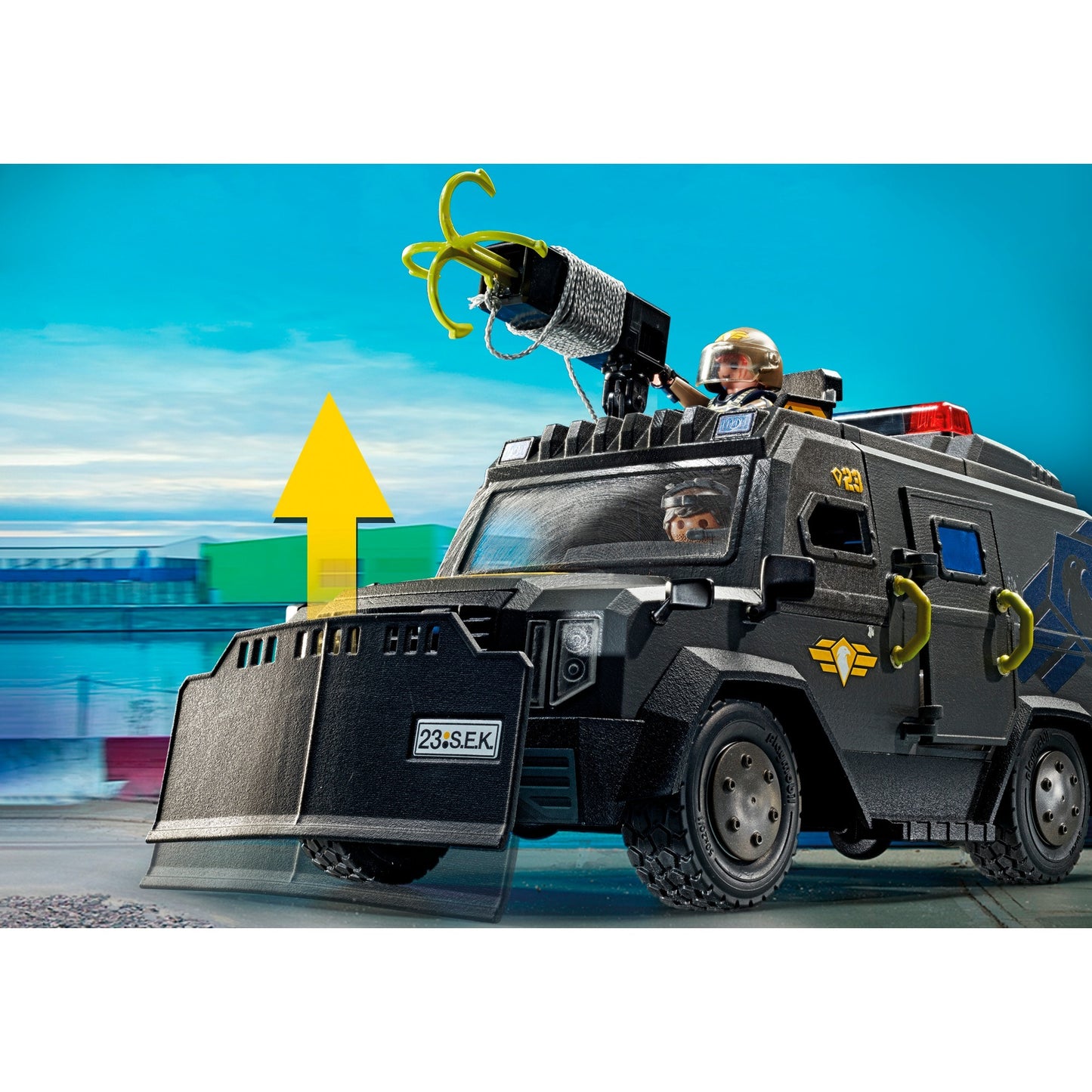 PLAYMOBIL 71144 City Action SWAT-Geländefahrzeug, Konstruktionsspielzeug