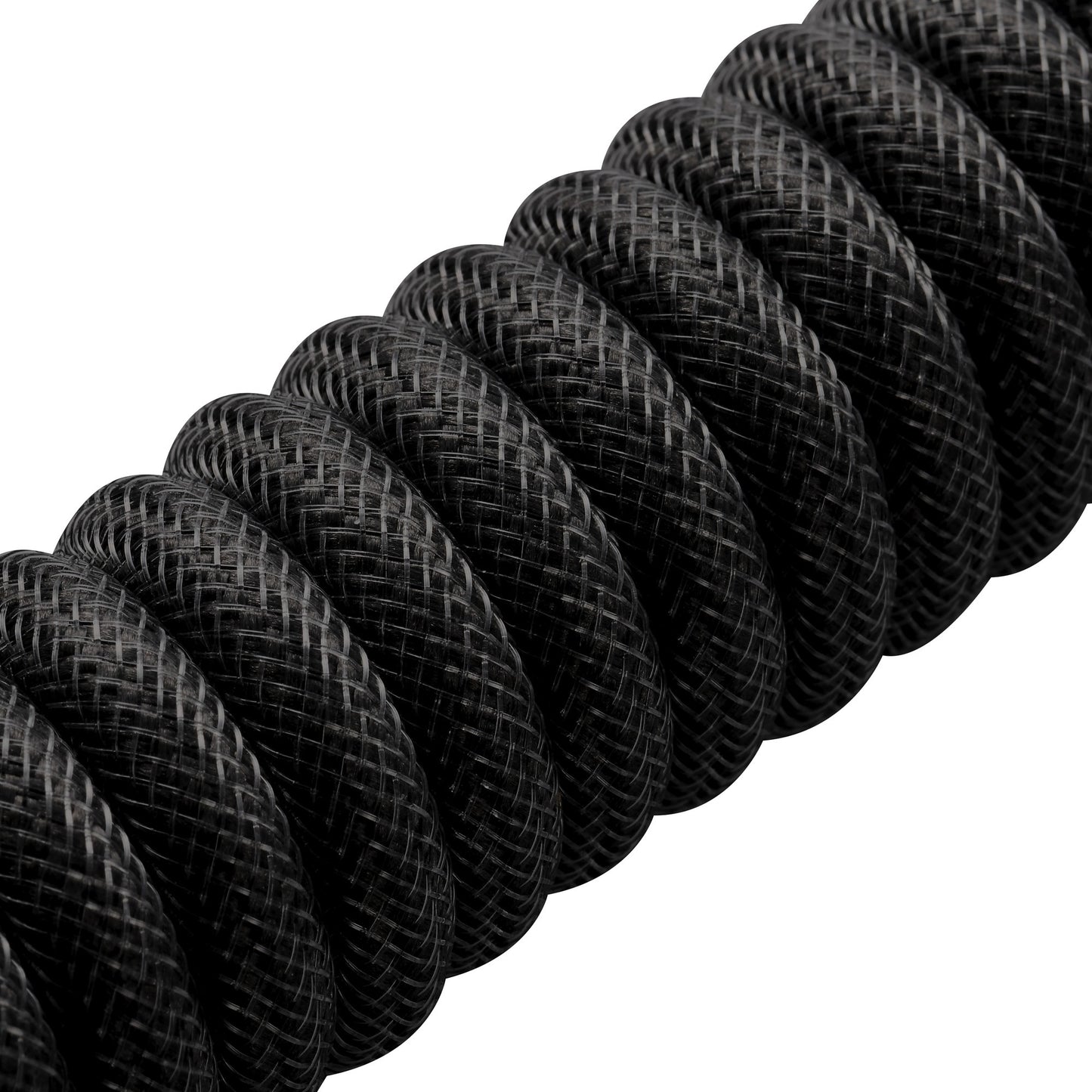 Sharkoon SGK50 Aviator Kabel Titan/Black (grau/schwarz, 1,85 Meter, Spiralkabel für SKILLER SGK50 S4)