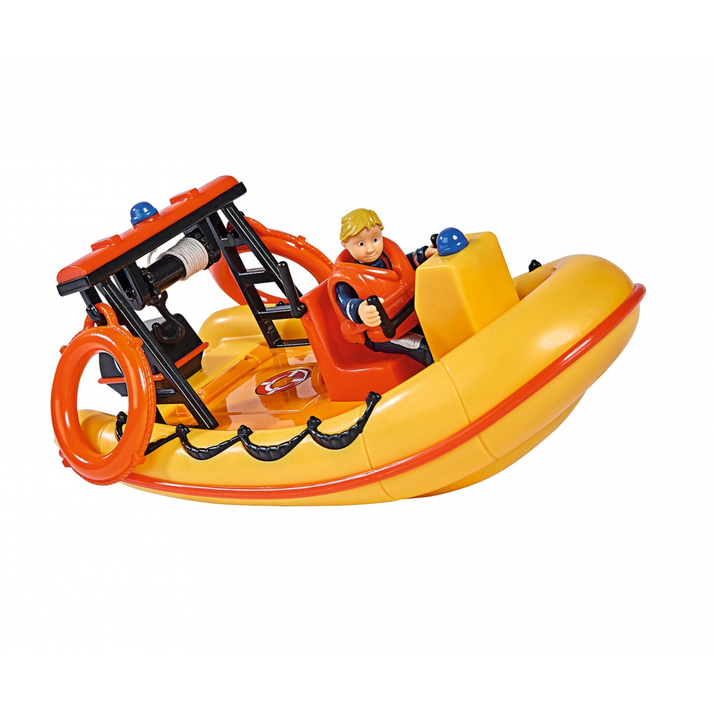 Feuerwehrmann Sam Neptune Boot mit Figur, Spielfahrzeug