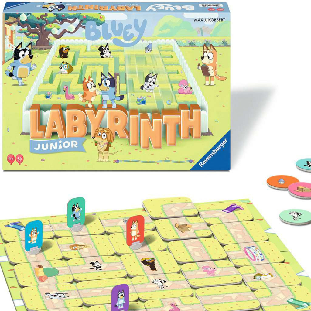 Bluey Junior Labyrinth, Brettspiel