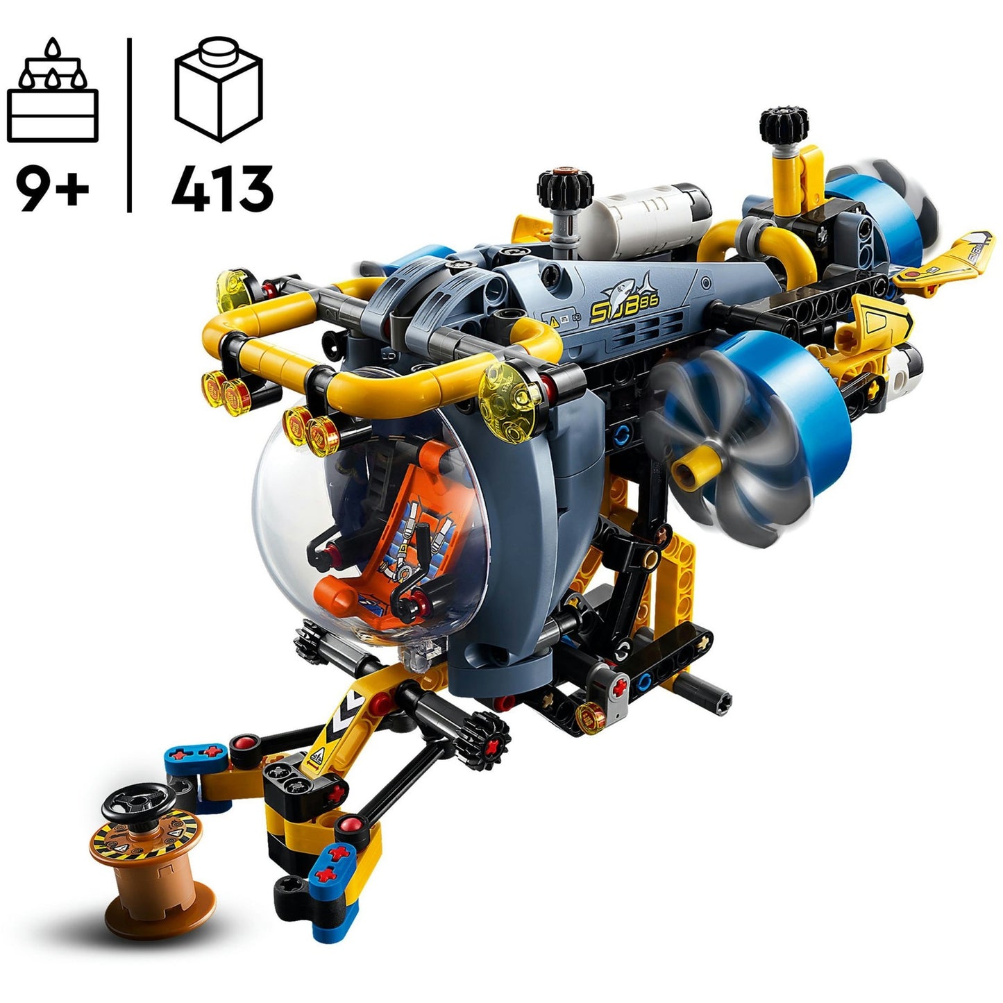 42201 Technic Tiefseeforscher U-Boot, Konstruktionsspielzeug