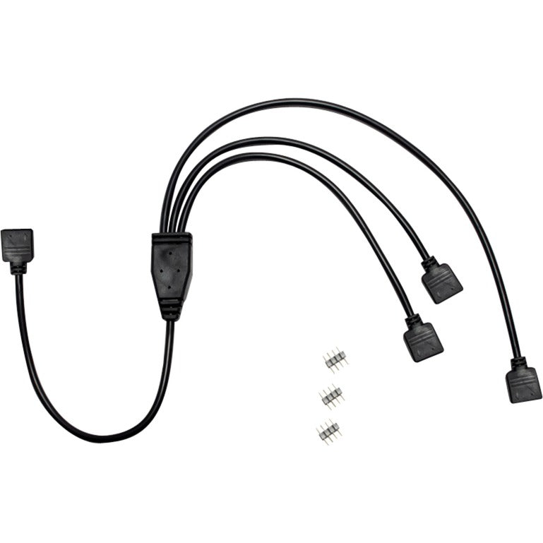 Inter-Tech RGB-Verteiler 3-fach (schwarz, 480cm)