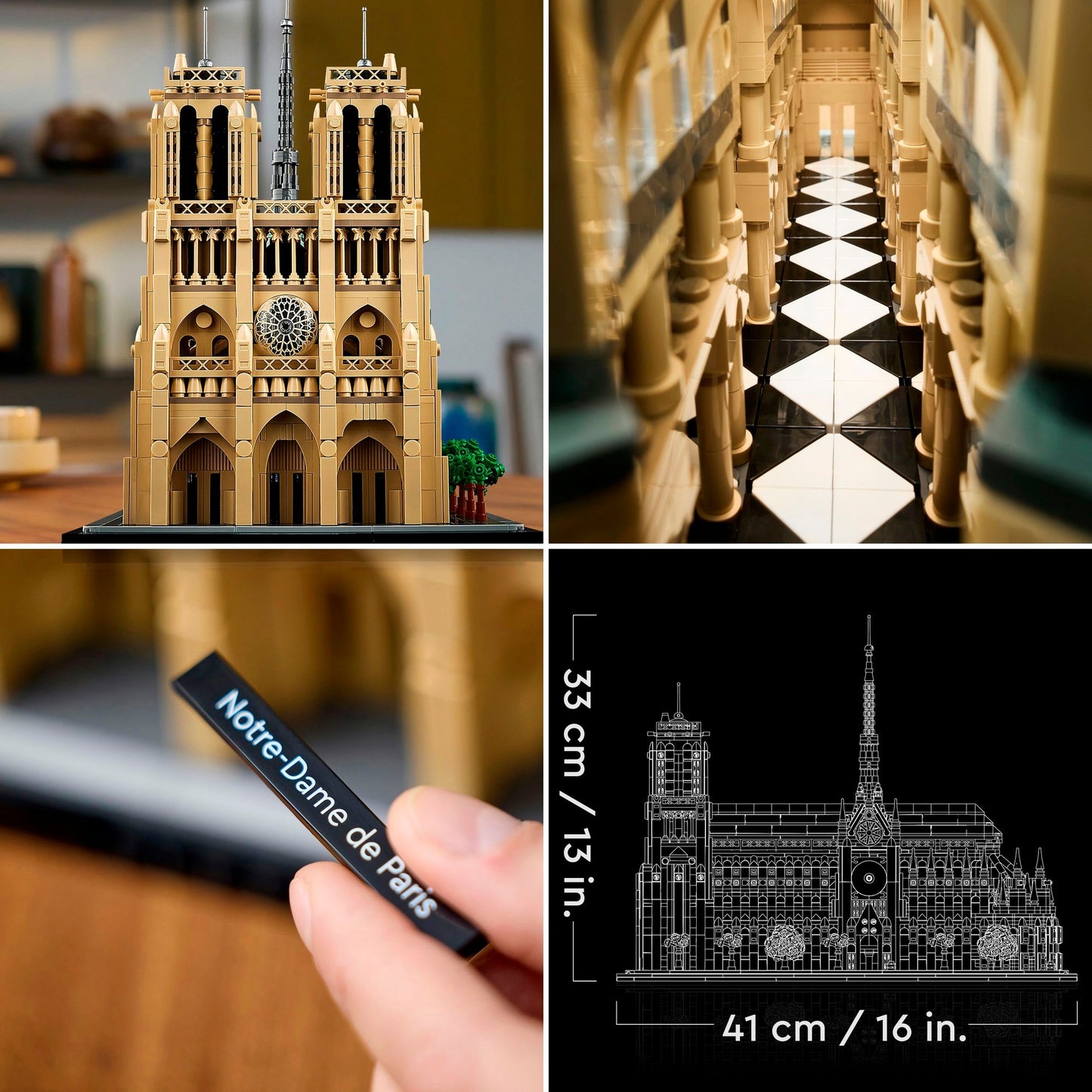 LEGO 21061 Architecture Notre-Dame de Paris, Konstruktionsspielzeug