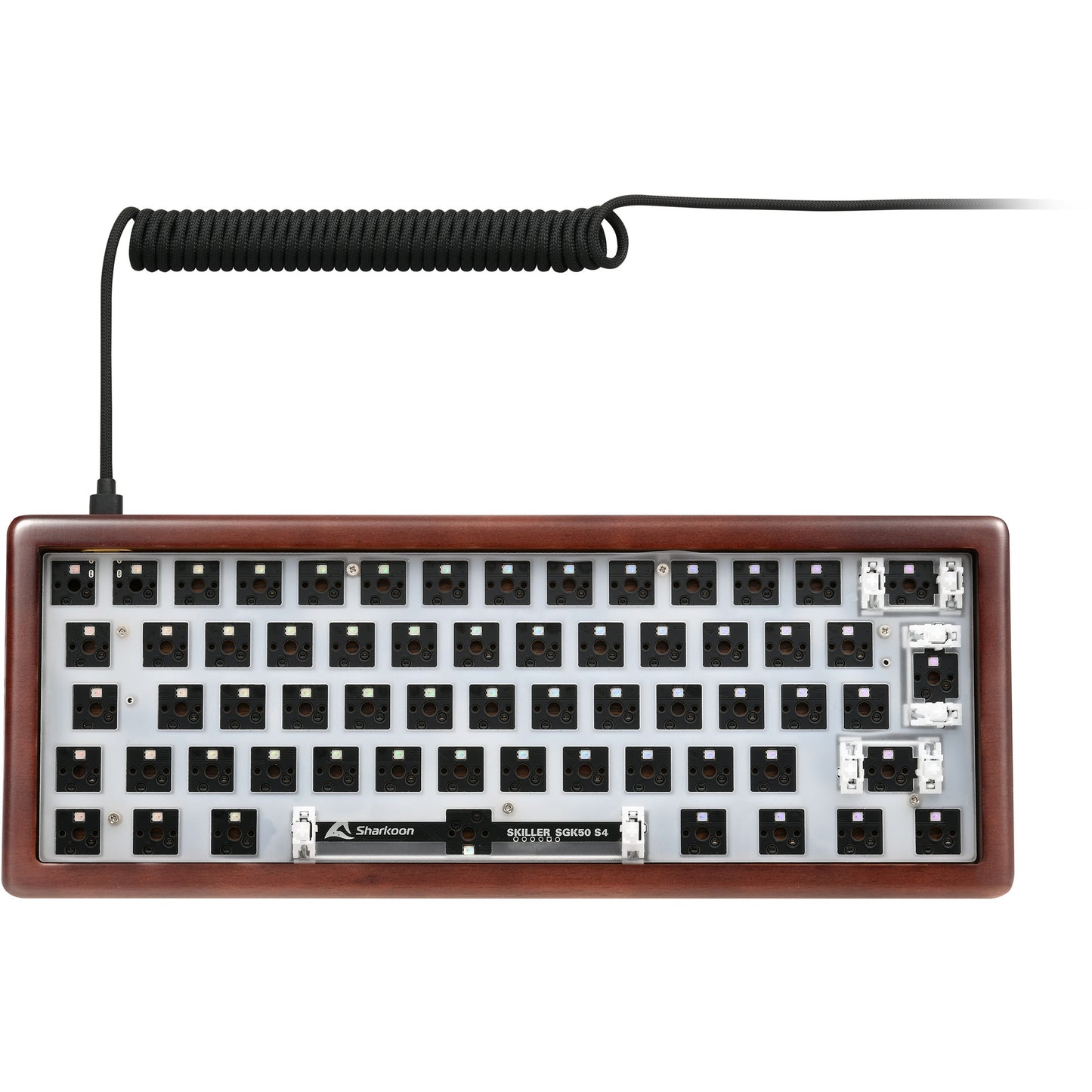 SKILLER SGK50 S4 Gen2 Wood Barebone, Gaming-Tastatur
