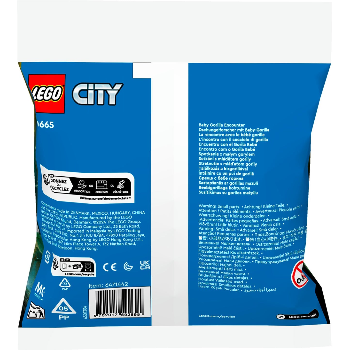 LEGO 30665 City Dschungelforscher mit Baby-Gorilla