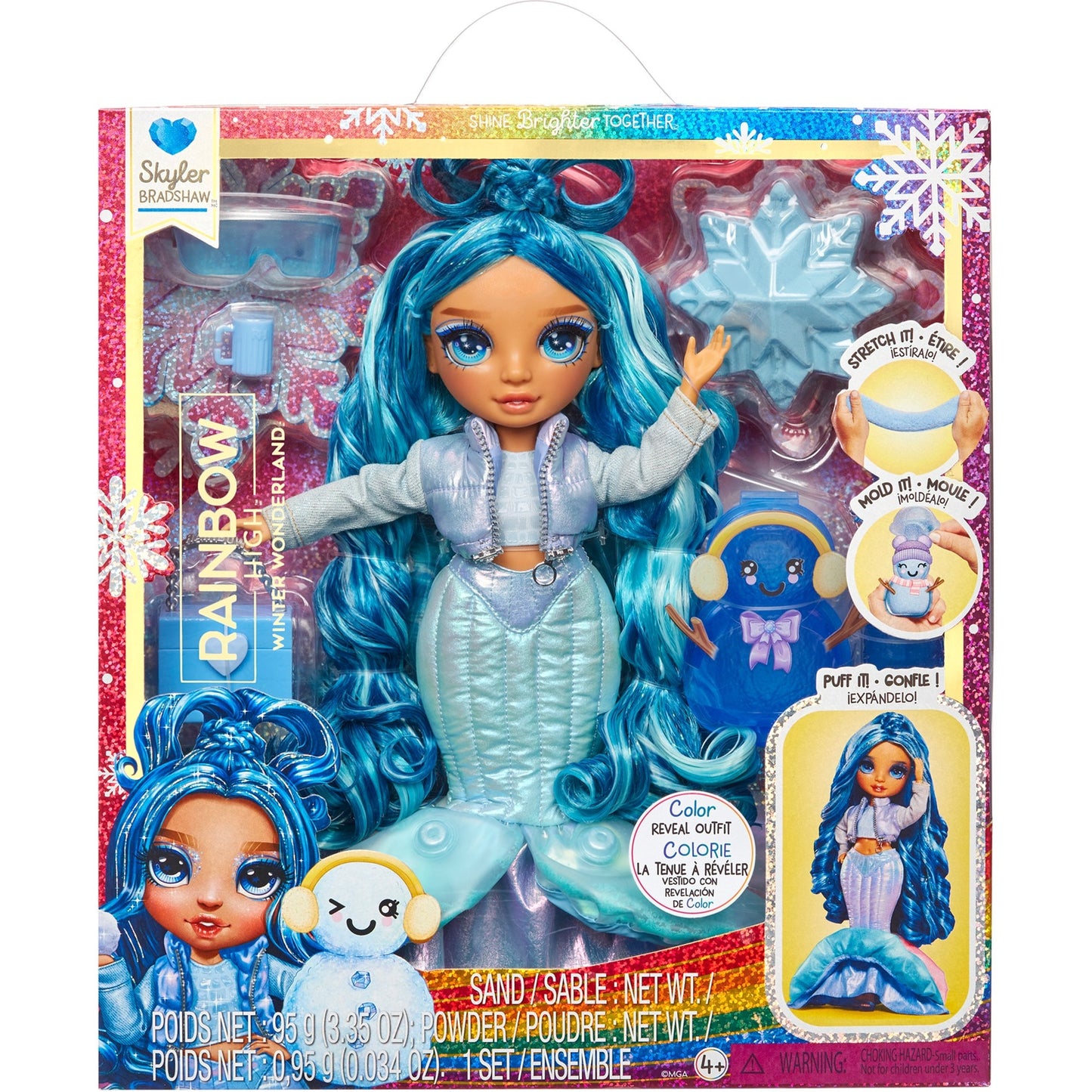 MGA Entertainment Rainbow High Winter Wonderland Doll - Bella (Blue)