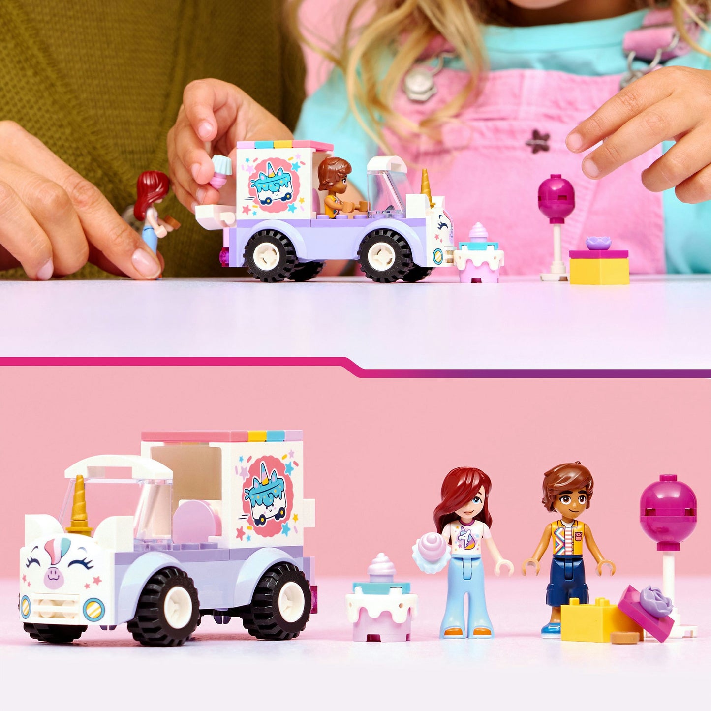 42675 Friends Einhorn-Kuchenlieferwagen, Konstruktionsspielzeug