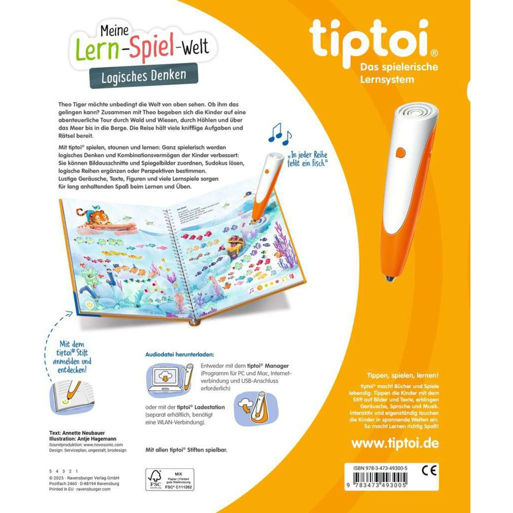 tiptoi Meine Lern-Spiel-Welt: Logisches Denken, Lernbuch