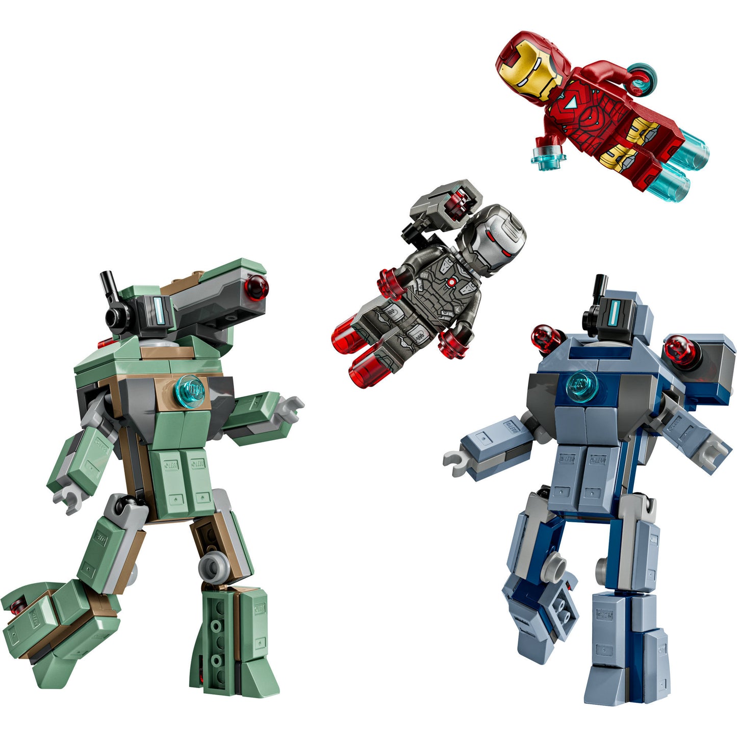 76320 Marvel Super Heroes Iron Man & War Machine vs. Hammer-Drohnen, Konstruktionsspielzeug