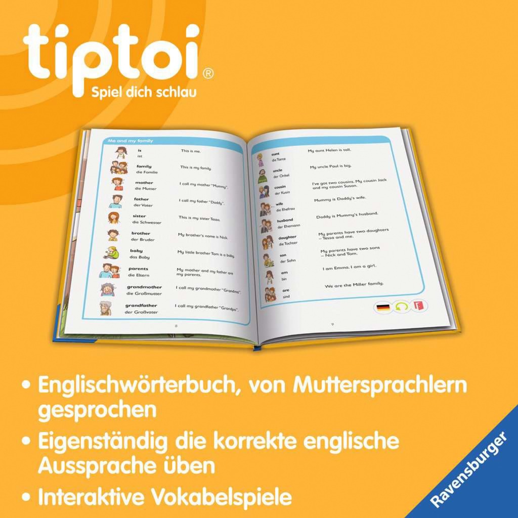 Ravensburger tiptoi Grundschulwörterbuch Englisch