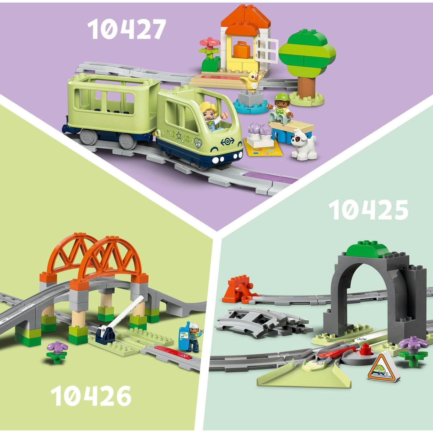 10428 DUPLO Town Grosse interaktive Eisenbahn, Konstruktionsspielzeug