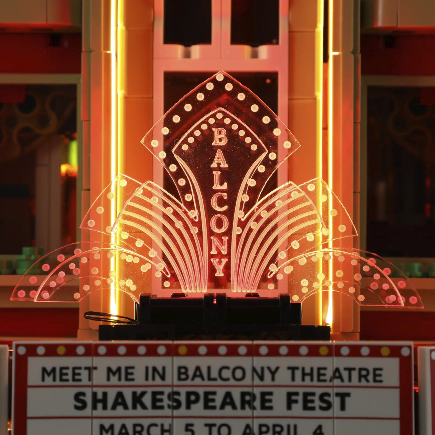 Balkontheater , Konstruktionsspielzeug