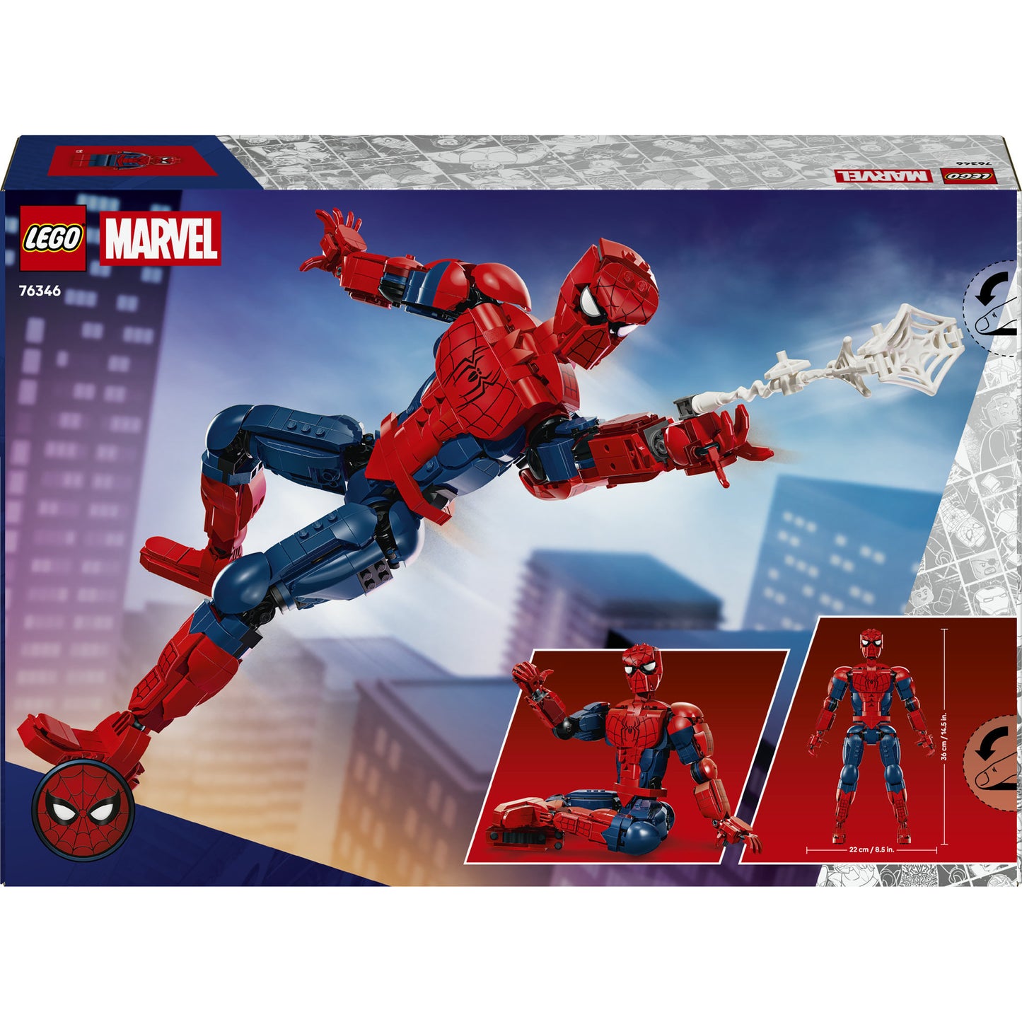 76346 Marvel Super Heroes Spider-Man-Figur, Konstruktionsspielzeug