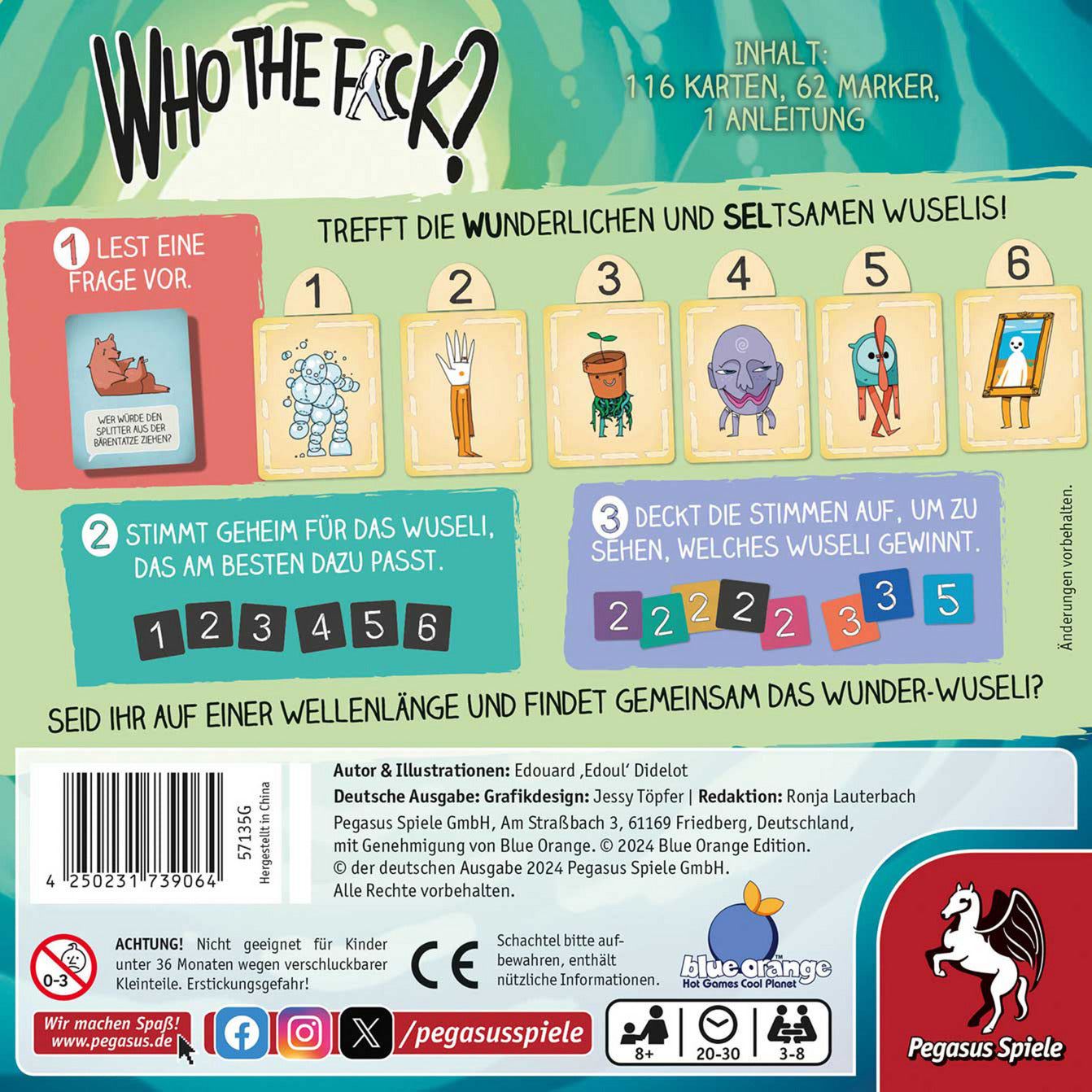 Who the F*ck?, Rätselspiel