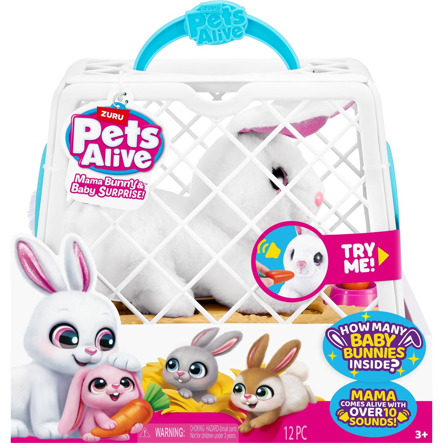 Pets Alive - Mama Bunny & Baby Surprise, Kuscheltier