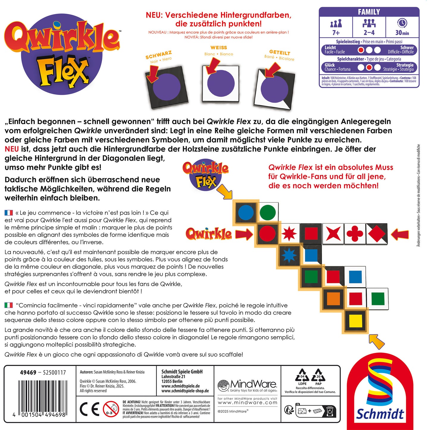 Qwirkle Flex, Brettspiel