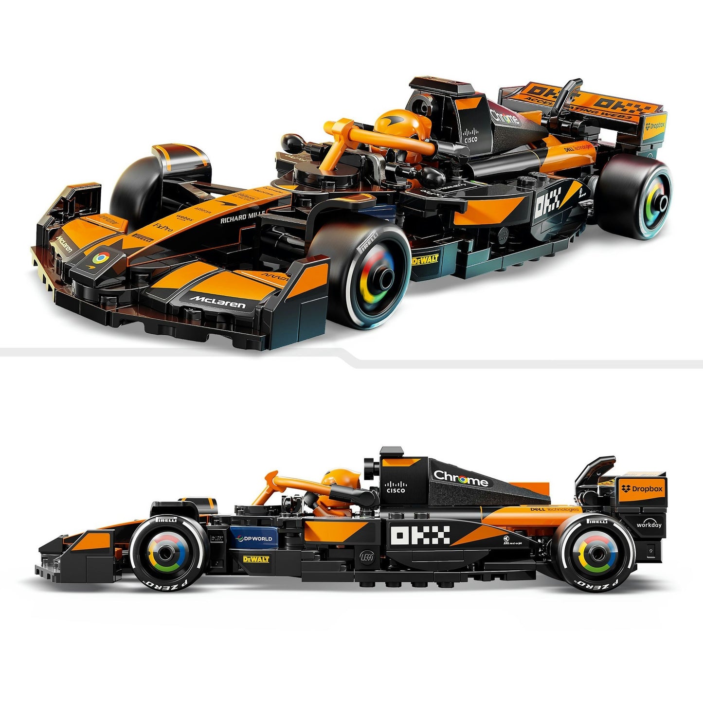 77251 Speed Champions McLaren F1 Team MCL38 Rennauto, Konstruktionsspielzeug