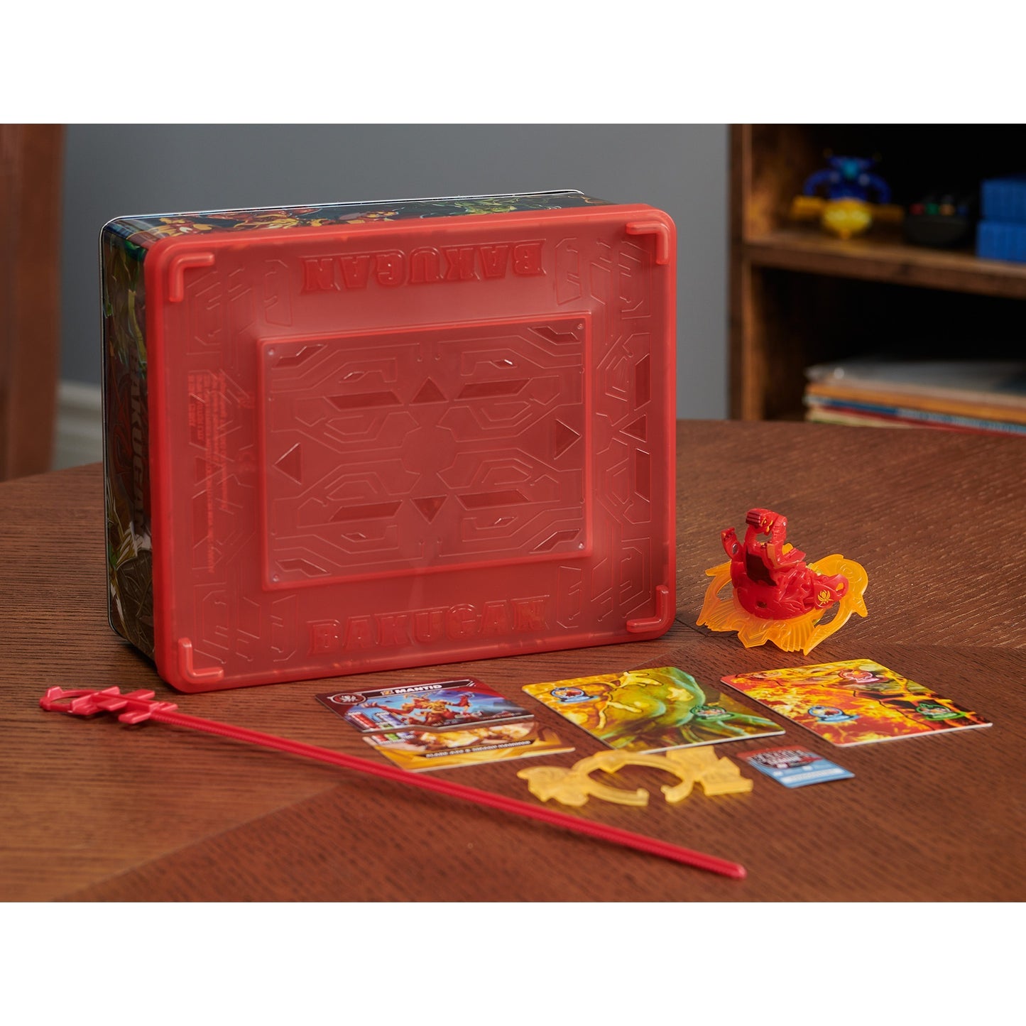 Spin Master Bakugan 2023 Baku-Tin mit Special Attack Mantid, Geschicklichkeitsspiel