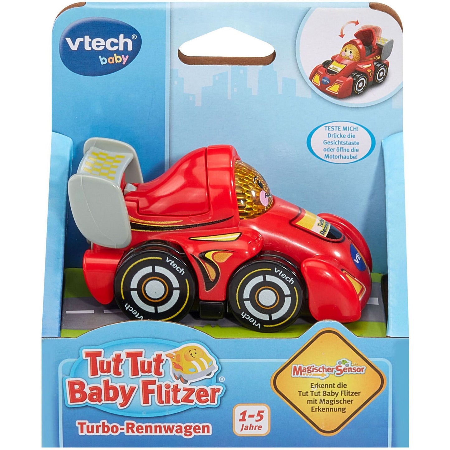 Tut Tut Baby Flitzer - Turbo-Rennwagen, Spielfahrzeug