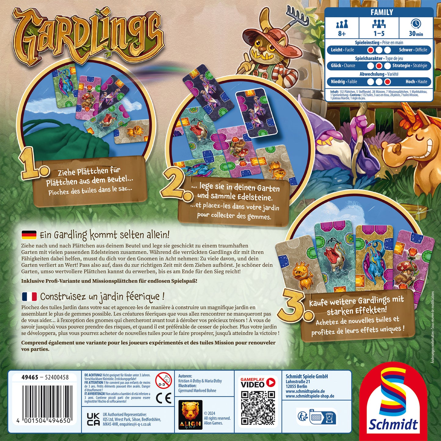 Gardlings, Brettspiel