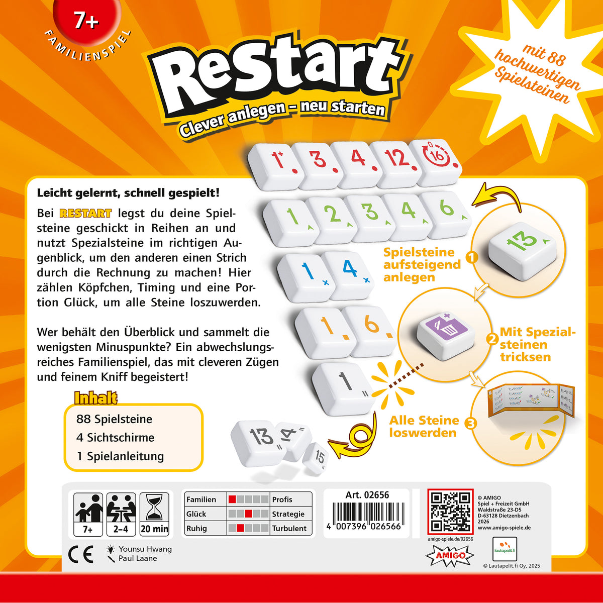 Amigo Restart, Brettspiel
