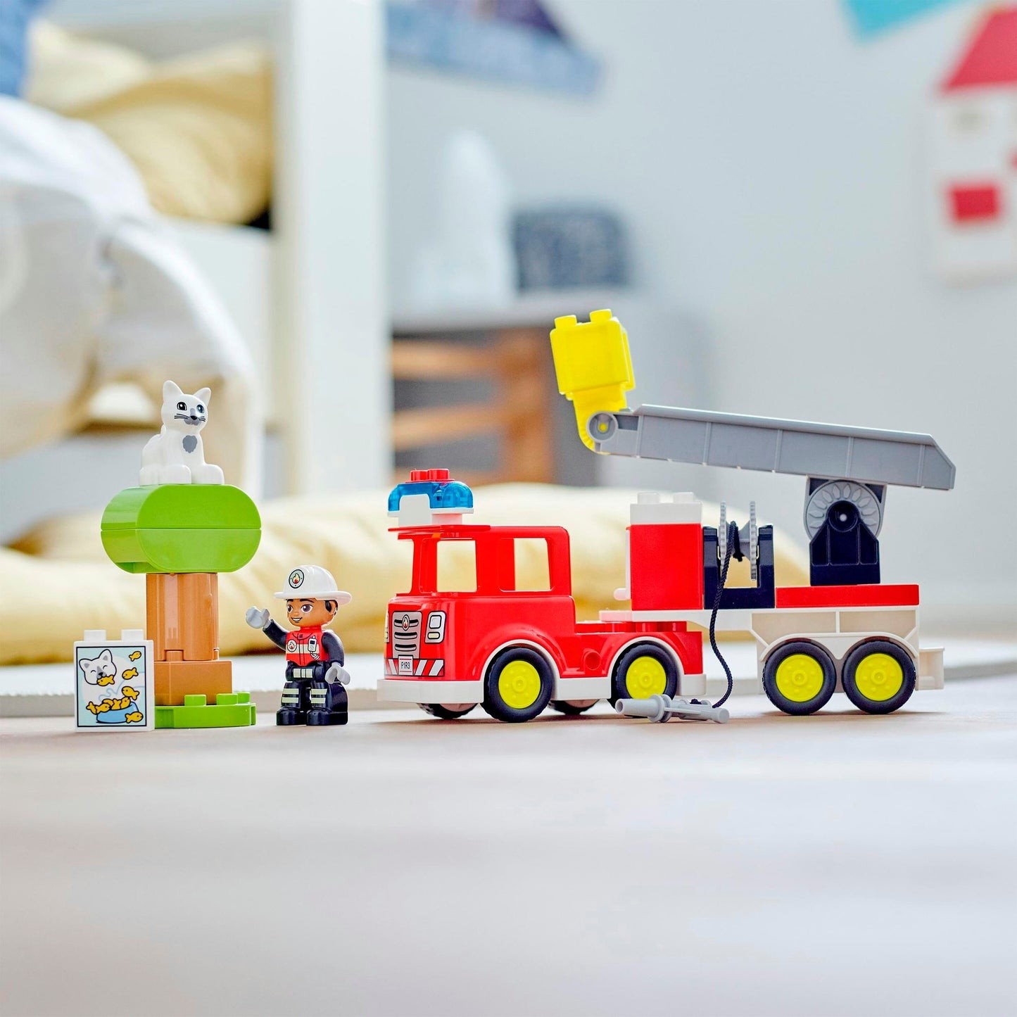 LEGO 10969 DUPLO Feuerwehrauto, Konstruktionsspielzeug
