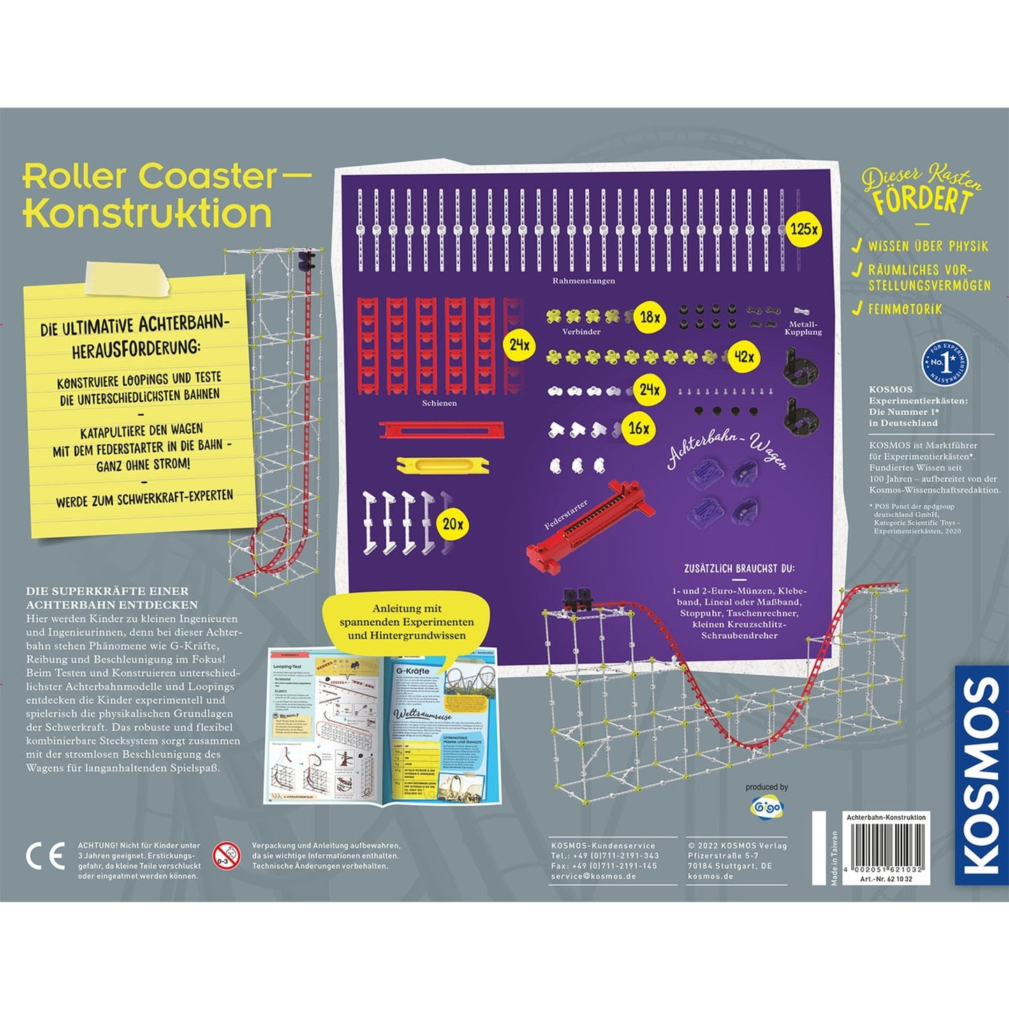 Kosmos Roller Coaster-Konstruktion (Schnelle Experimente mit der Schwerkraft)