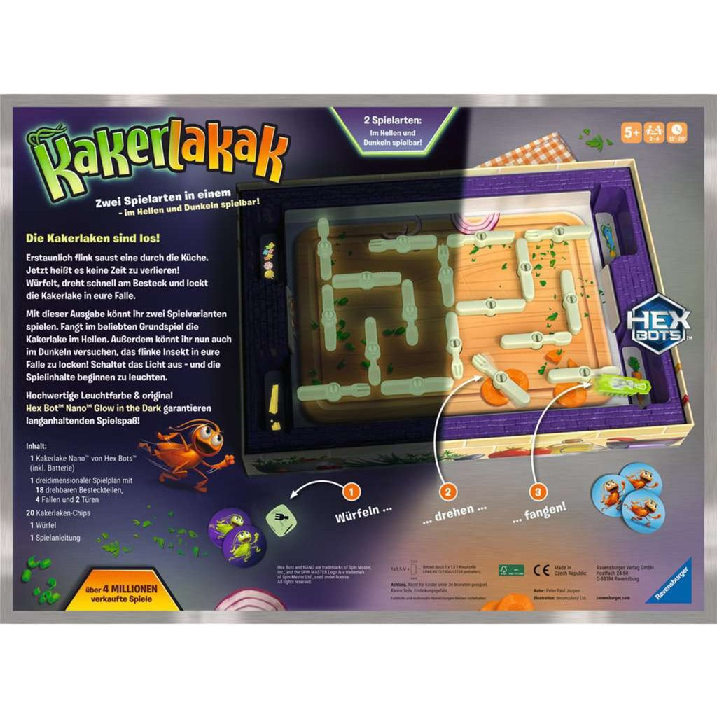 Kakerlakak Glow in the Dark, Brettspiel