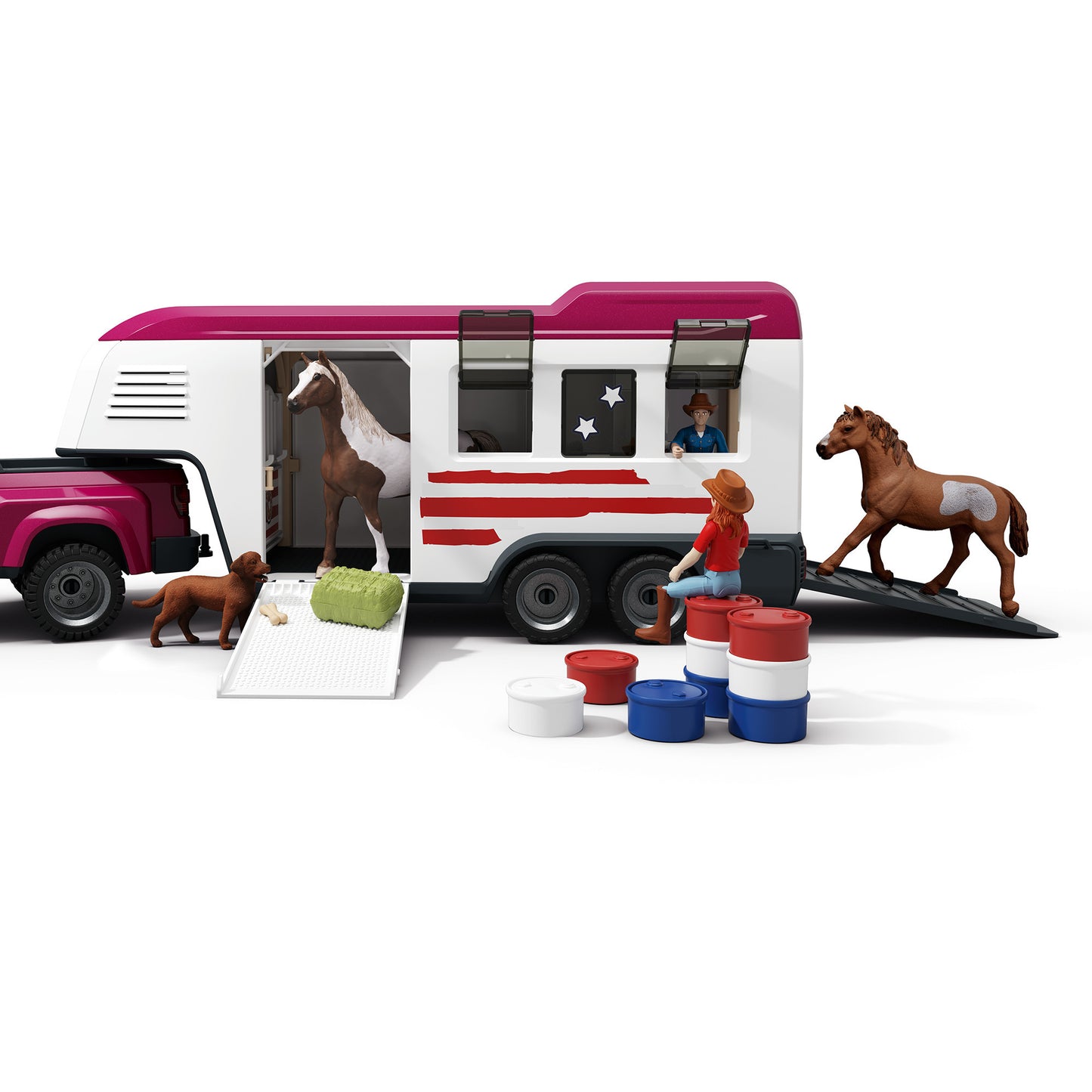 Horse Club Lakeside Truck mit Anhänger, Spielfahrzeug