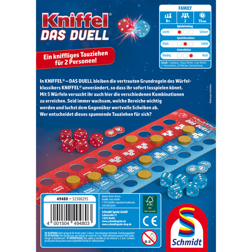 Kniffel - Das Duell, Würfelspiel