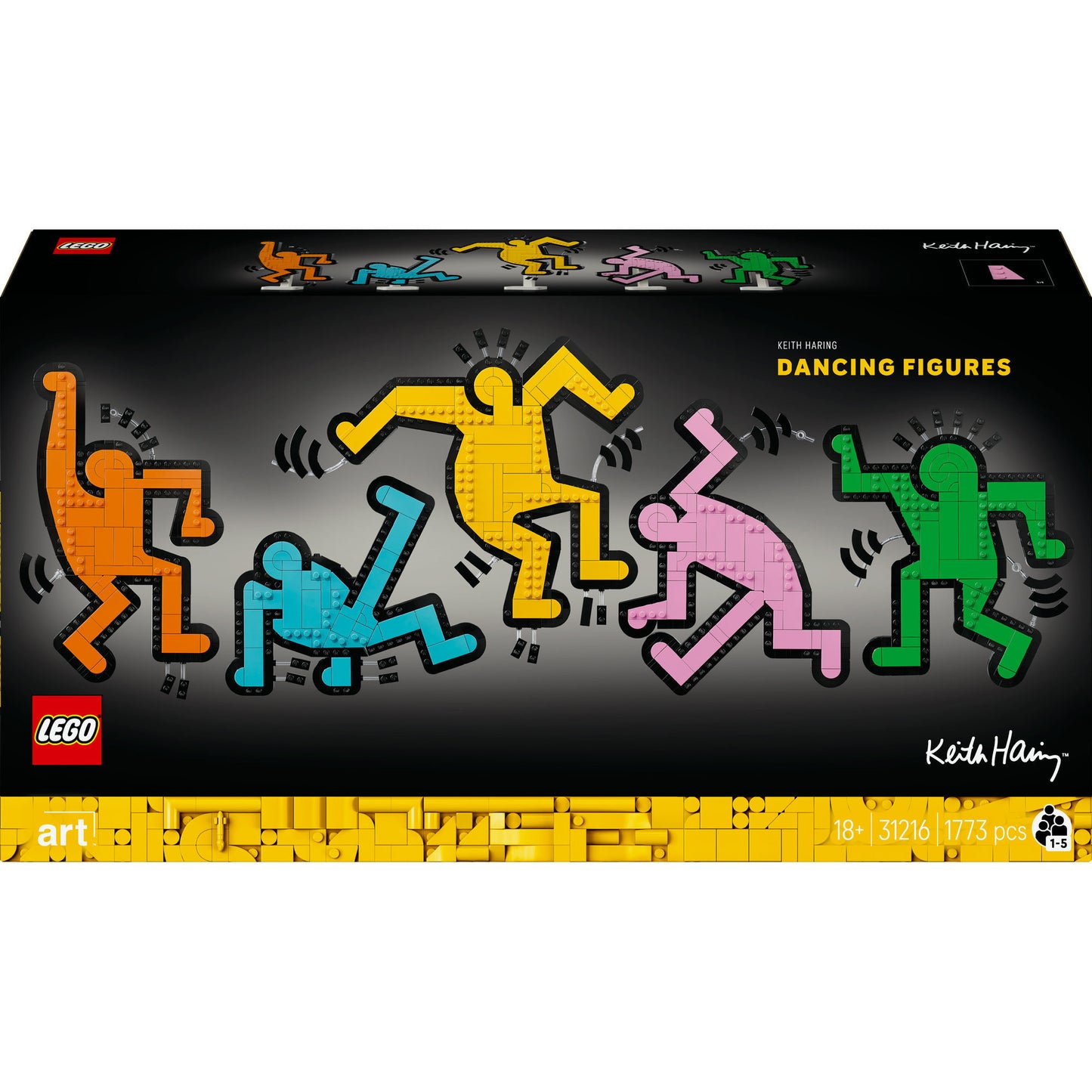31216 Art Keith Haring - Tanzende Figuren, Konstruktionsspielzeug
