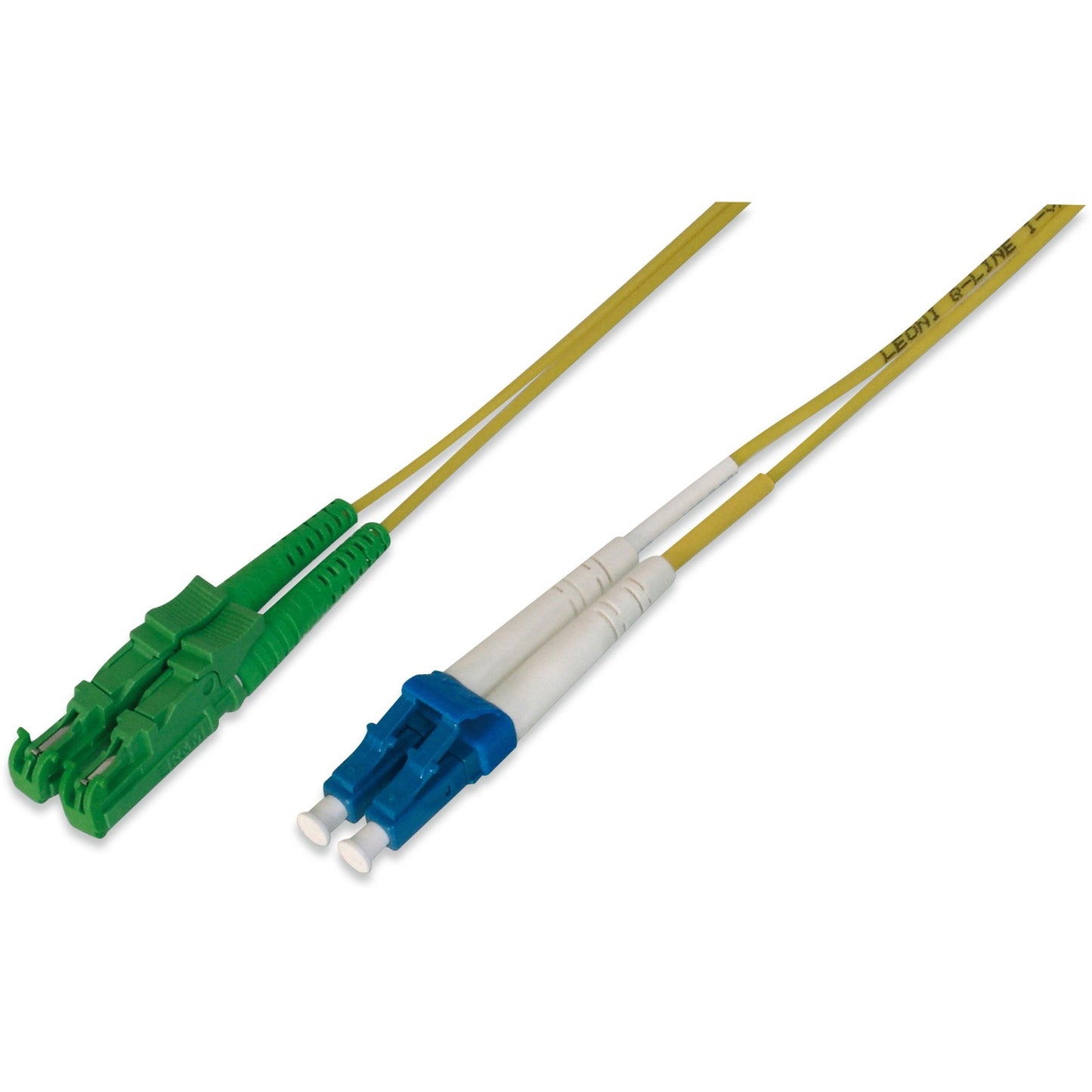 LWL Patchkabel Duplex, E2000 (8° APC) > LC (UPC) Stecker, Singlemode OS2