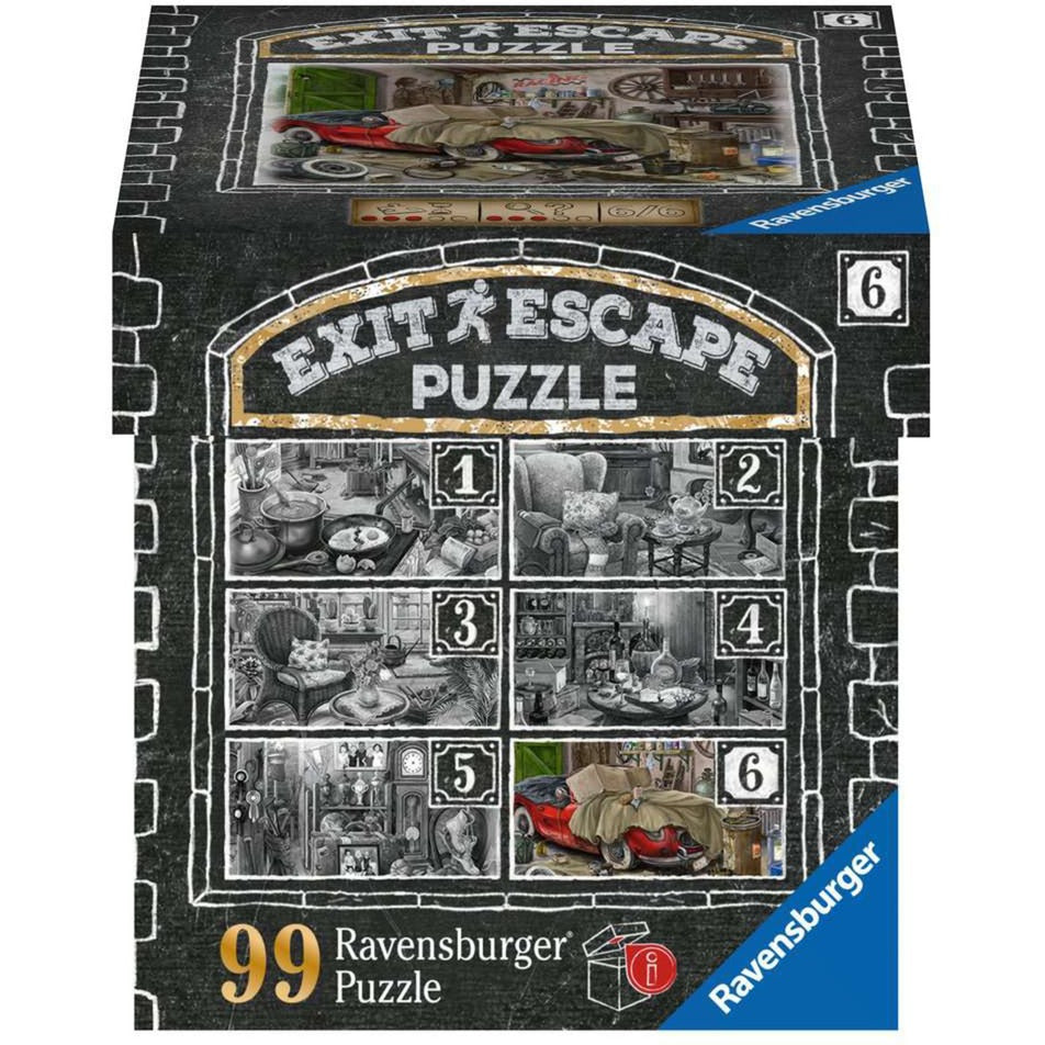Ravensburger EXIT Puzzle: Im Gutshaus ? Garage (99 Teile)