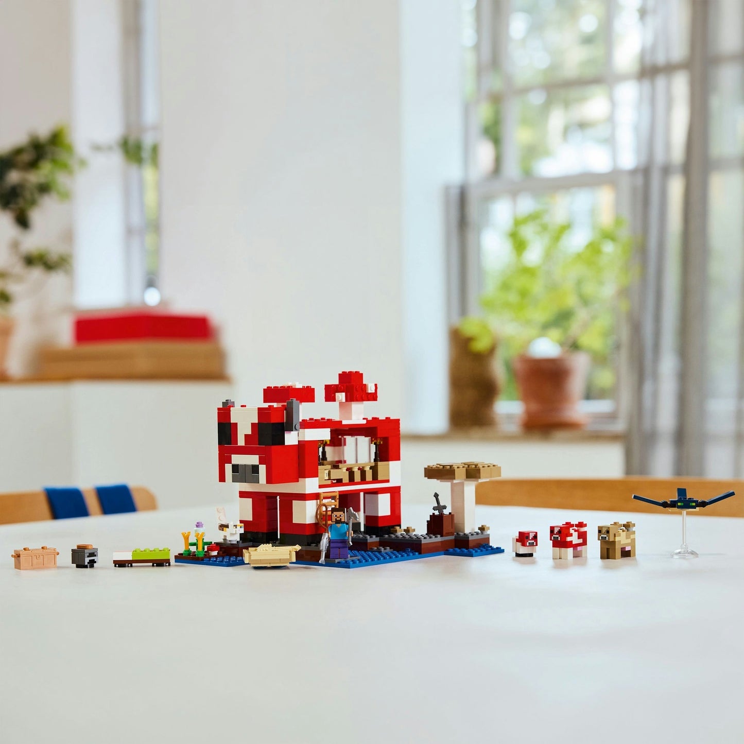 21270 Minecraft Das Pilzkuh-Haus, Konstruktionsspielzeug