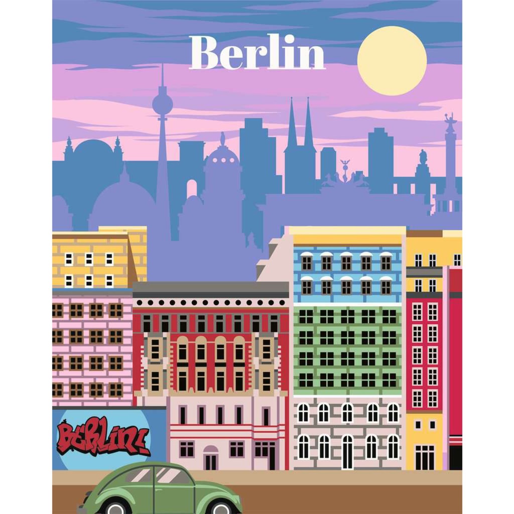 CreArt - Farbenfrohes Berlin, Malen