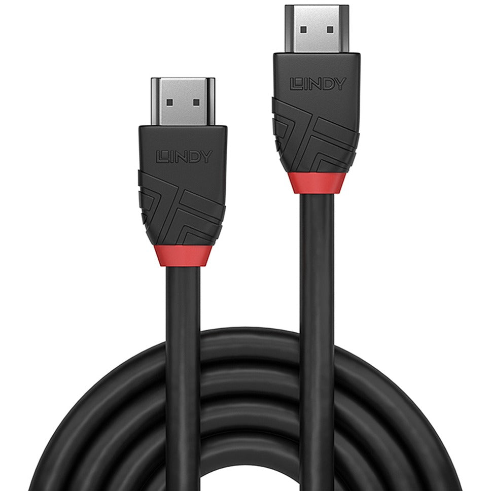 Lindy High Speed HDMI Kabel, Black Line (schwarz, 2 Meter)