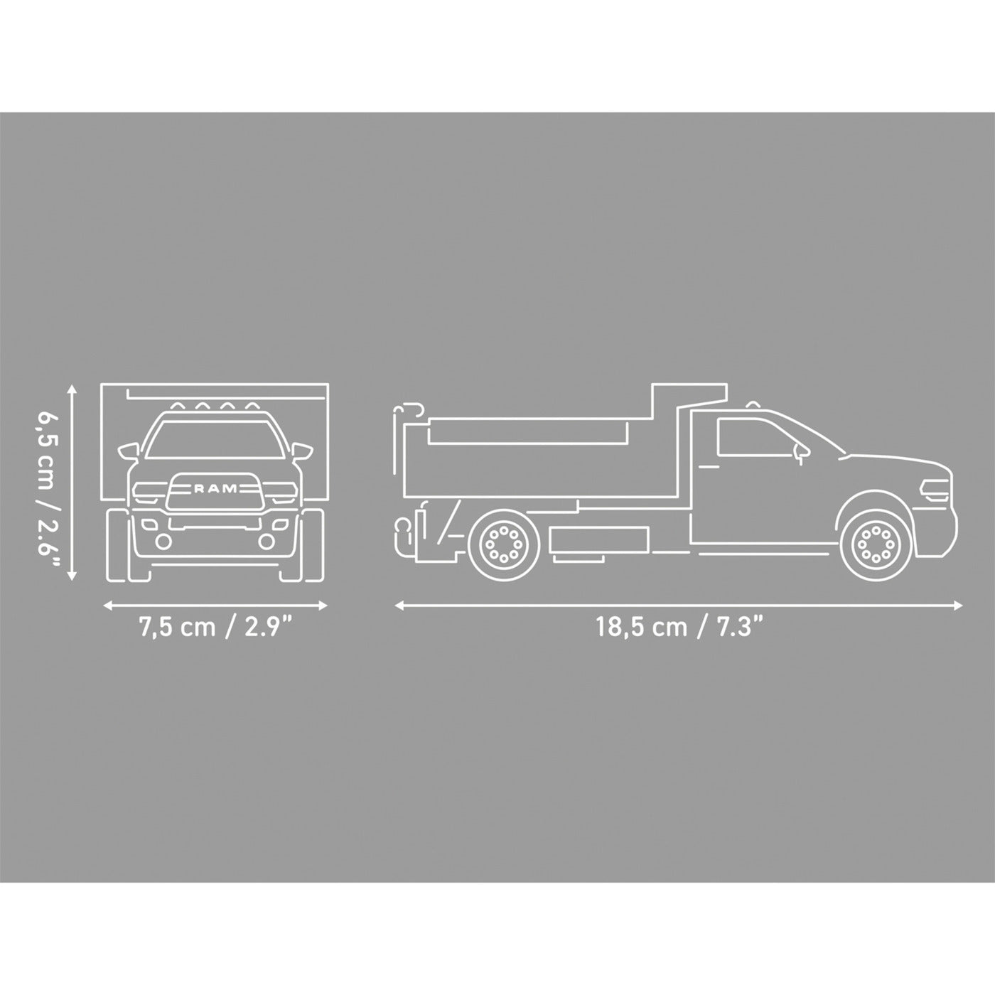 RAM 3500 Dump Truck, Konstruktionsspielzeug