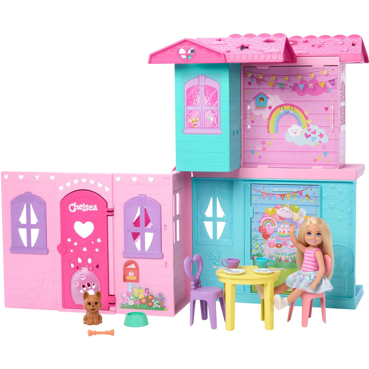 Barbie aufklappbares Chelsea Pop-Up-Haus, Spielgebäude