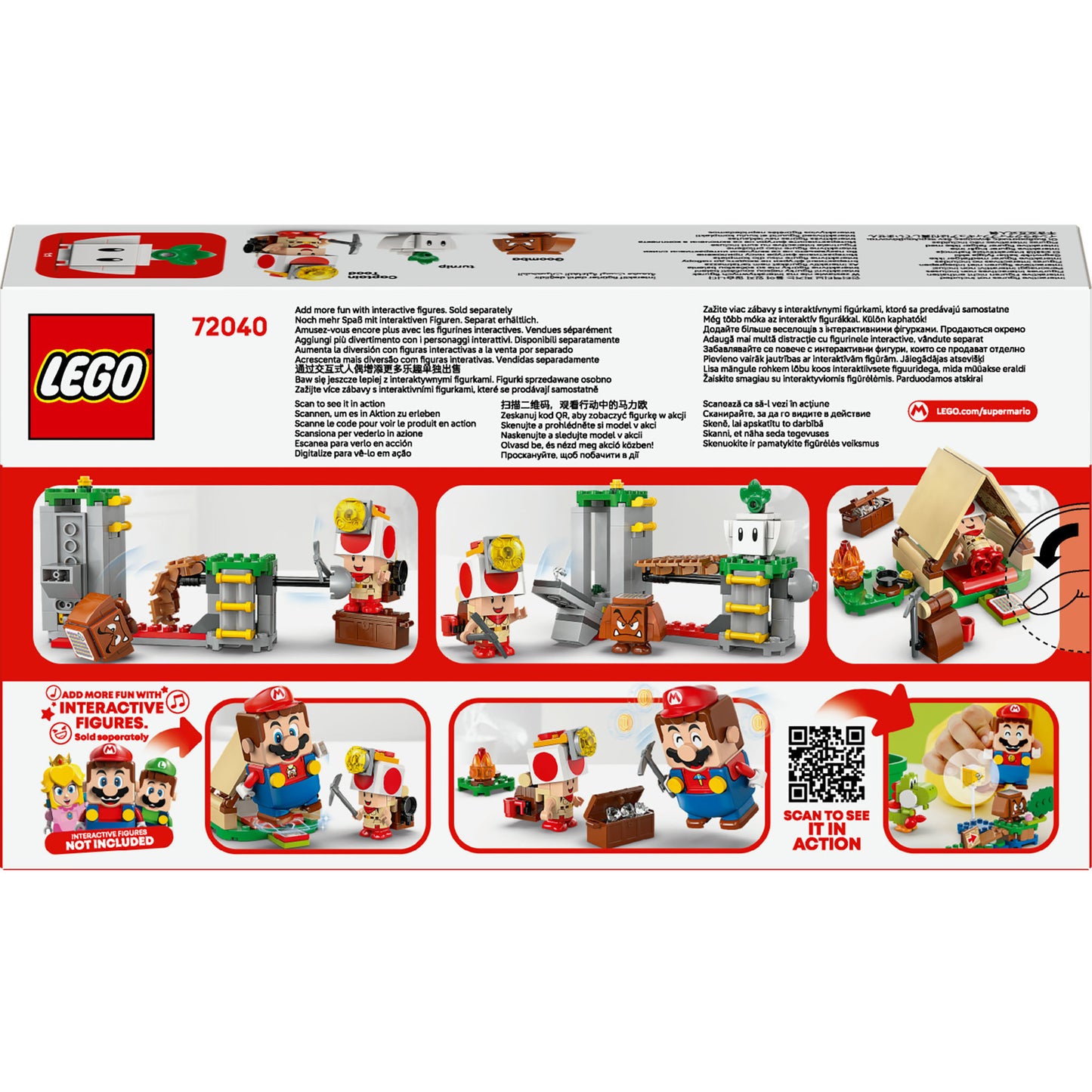 72040 Super Mario Kapitän Toad-Camp, Konstruktionsspielzeug