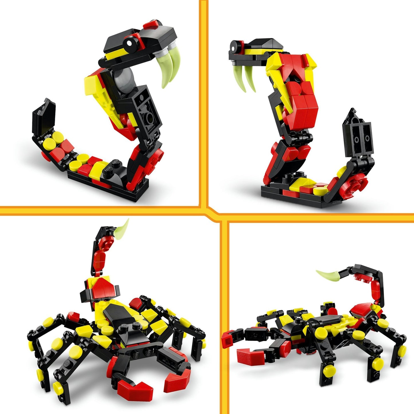 31159 Creator 3-in-1 Wilde Tiere: Überraschungsspinne, Konstruktionsspielzeug