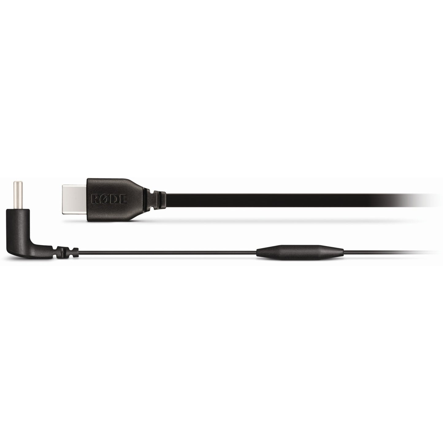 Rode Microphones USB Flachkabel, USB-C Stecker > USB-C Stecker 90° (schwarz, 30cm)