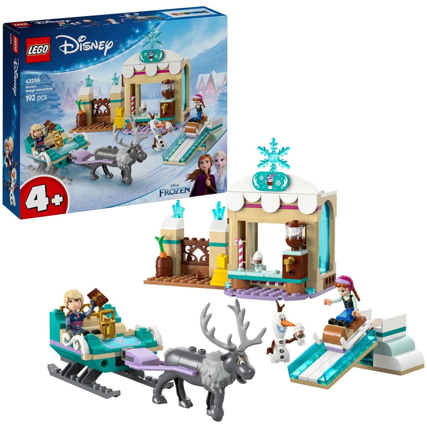 43256 Disney Princess Annas Schlittenabenteuer, Konstruktionsspielzeug
