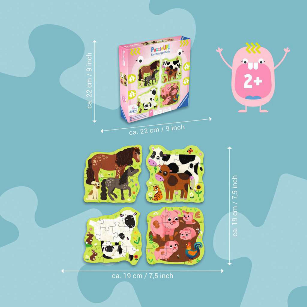 Puzzle UP! - Bauernhoftiere