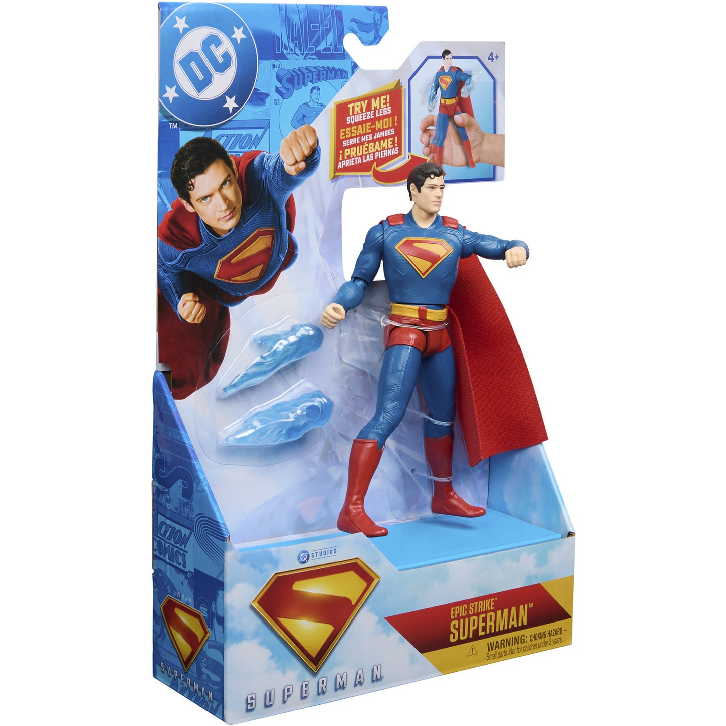Superman - 15 cm Superman Deluxe Action-Figur, Spielfigur