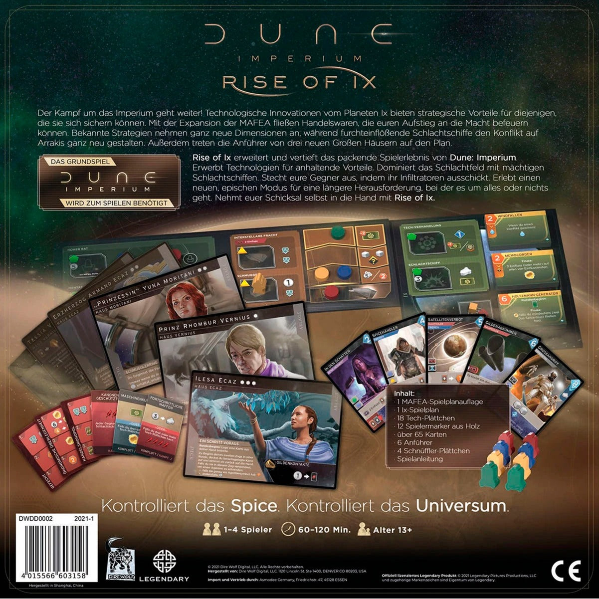 Asmodee Dune: Imperium - Rise of Ix, Brettspiel