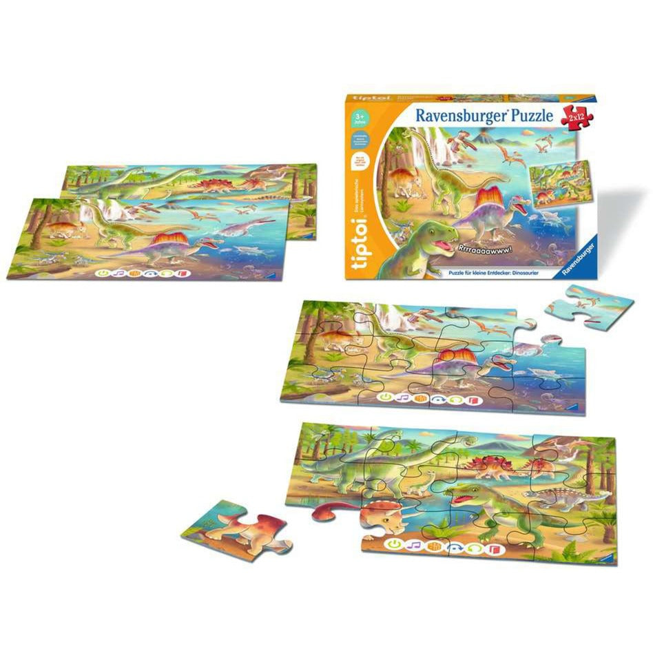 Ravensburger tiptoi Puzzle für kleine Entdecker: Dinosaurier