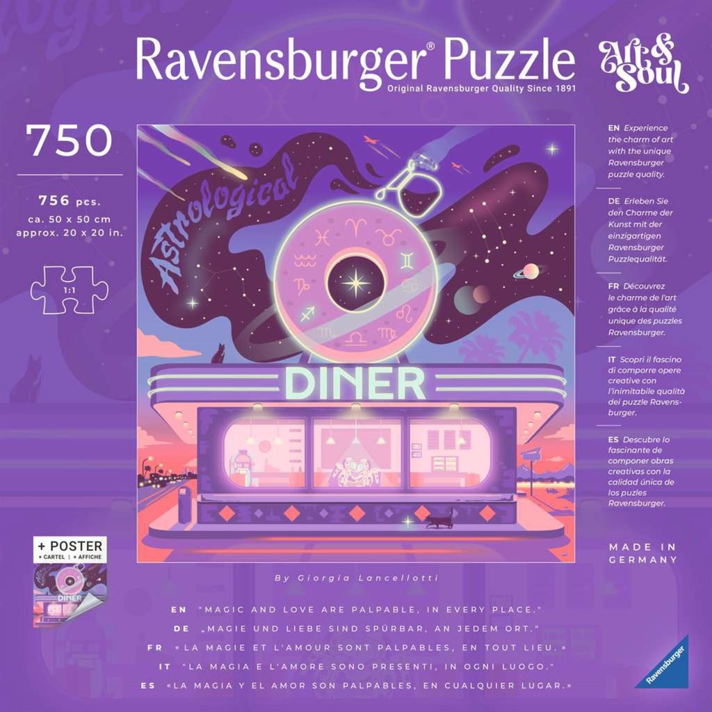 Ravensburger Puzzle Art & Soul - Astrological Diner (750 Teile)