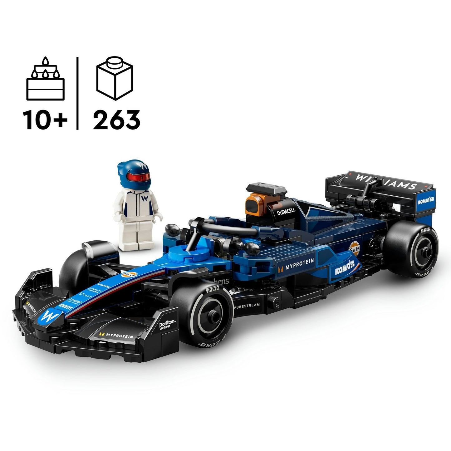 77249 Speed Champions Williams Racing FW46 F1 Rennauto, Konstruktionsspielzeug